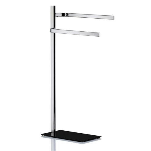 Kela Freestanding Hand Towel Holder Chrome-Plated Metal Rack with Multiple Bars 35 x 20 x 85 cm Modern, Durable & Rust-Resistant Bathroom Stand - Kela - Image 2