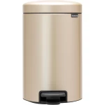 Brabantia NewIcon Pedal Bin 12L Gold Soft Close, Odor-Proof, Corrosion-Resistant  Space-Saving and Easy to Clean - Brabantia