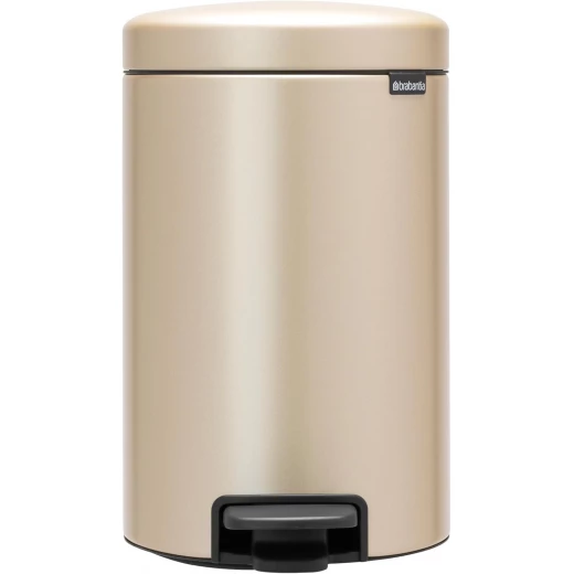 Brabantia NewIcon Pedal Bin 12L Gold Soft Close, Odor-Proof, Corrosion-Resistant Space-Saving and Easy to Clean Brabantia NewIcon Pedal Bin 12L Gold Soft Close, Odor-Proof, Corrosion-Resistant Space-Saving and Easy to Clean