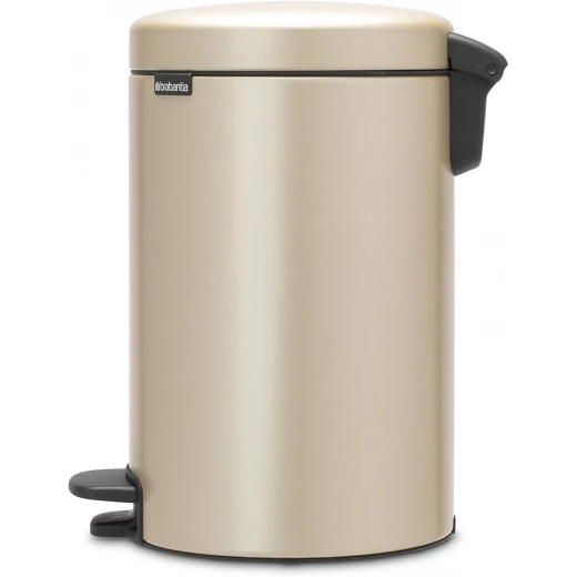 Brabantia NewIcon Pedal Bin 12L Gold Soft Close, Odor-Proof, Corrosion-Resistant  Space-Saving and Easy to Clean - Brabantia - Image 9