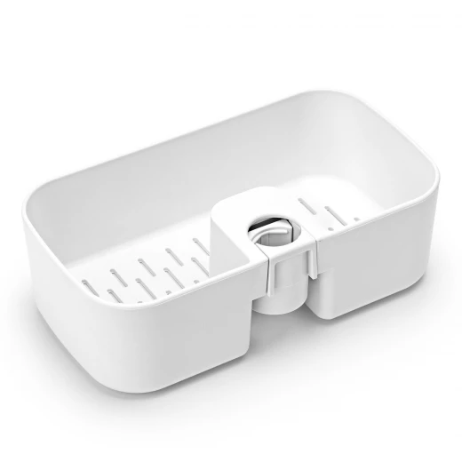 ReNew Shower Caddy White, Rust-Resistant, No-Drill Mounting, Compact & Adjustable, Fits 16–28mm Shower Rods, 2kg Load Capacity - Brabantia - Image 11