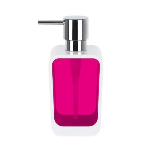 Spirella Vision Soap Dispenser Pink, 7.5cm Diameter × 16cm Height, Durable ABS, Modern Design, Easy to Clean Spirella Vision Soap Dispenser Pink, 7.5cm Diameter × 16cm Height, Durable ABS, Modern Design, Easy to Clean