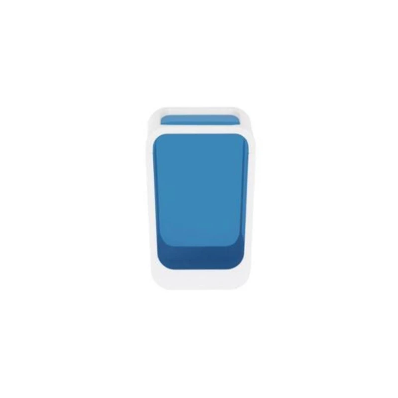 كوب فرشاة أسنان فيجن لون أزرق، قطر 7.5 سم، ارتفاع 11.5 سم، مادة ABS متينة، تصميم عصري، سهل التنظيف من سبيريلا - سبيريلا
