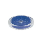Spirella Sydney Acrylic Soap Dish Blue, 13x10x3 cm, Durable & Hygienic, Modern Design, Compact Bathroom Accessory - Spirella