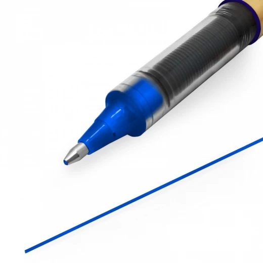 Uni-Ball Eye Broad Rollerball Pen,1.0 mm Bold Tip, Blue Ink, UB150-10 BX, Smooth Writing with Uni Super Ink, Fade-Resistant, Rose-Gold Barrel - uniball - Image 2