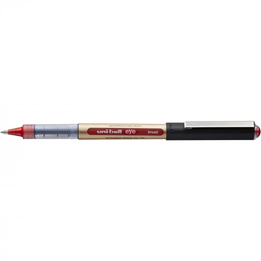 Uni-Ball Eye Broad Rollerball Pen,1.0 mm Bold Tip, Red Ink, UB150-10 BX, Smooth Writing with Uni Super Ink, Fade-Resistant, Rose-Gold Barrel Uni-Ball Eye Broad Rollerball Pen,1.0 mm Bold Tip, Red Ink, UB150-10 BX, Smooth Writing with Uni Super Ink, Fade-Resistant, Rose-Gold Barrel