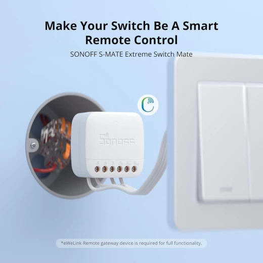 مفتاح واي فاي ذكي S-Mate 2 Mate، مفتاح واي فاي ذكي يعمل مع MINIR3/MINIR4/MINIR4M، مفتاح إضاءة ذكي أليكسا، حل بدون موصل محايد من سون اوف - سونوف - Image 8