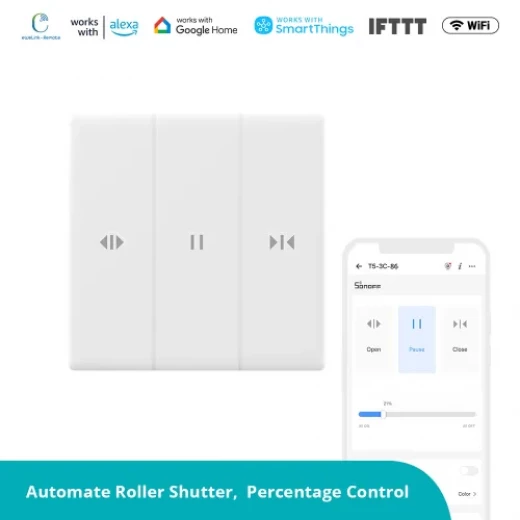 مفتاح حائط ذكي Ultimate T5-3C للستائر الكهربائية والستائر الدوارة —من سونوف - سونوف - Image 15