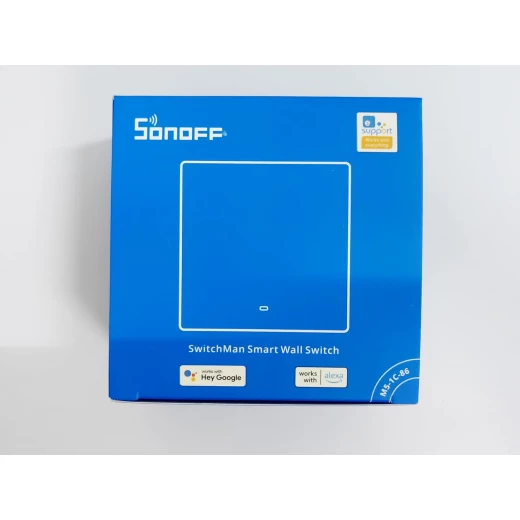 مفتاح ميكانيكي ذكي من SONOFF، مفتاح إضاءة ذكي يعمل عبر WiFi بتردد 2.4GHz، زر واحد، يتطلب سلك محايد، متوافق مع Alexa وGoogle Home، نوع SONOFF M5 86، الموديل: M5-1C-86 — سونوف - سونوف - Image 8