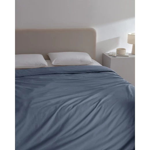 Madame COCO Manon Double Duvet Cover 100% Cotton Ranforce, Dark Blue, Soft Breathable Bed Linen 200x220 cm - Madame COCO - Image 6