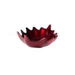 Madame COCO Alita Star Glass Bowl Red Decorative and Functional 14x11.8x4.7 cm Made in Turkey - Madame COCO