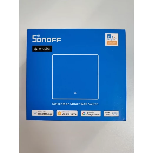 سونوف M5-1C-86W سويتش مان مفتاح حائط ذكي 1 عصابة (ماتر)، تحكم عن بعد/صوتي، تحكم بالمشاركة، مشهد ذكي، توقيت تنازلي، واي فاي 2.4 جيجاهرتز، طاقة قصوى 2200 واط، يعمل مع أليكسا وجوجل هوم، أبيض - سونوف - Image 4