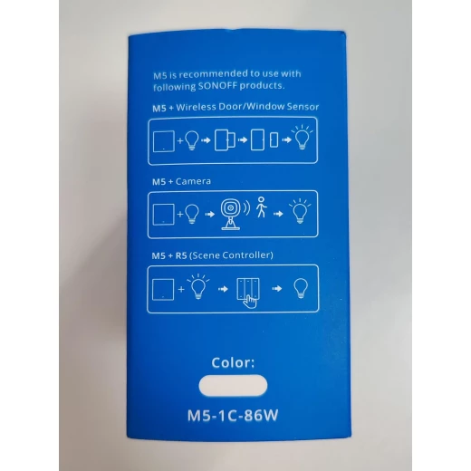 سونوف M5-1C-86W سويتش مان مفتاح حائط ذكي 1 عصابة (ماتر)، تحكم عن بعد/صوتي، تحكم بالمشاركة، مشهد ذكي، توقيت تنازلي، واي فاي 2.4 جيجاهرتز، طاقة قصوى 2200 واط، يعمل مع أليكسا وجوجل هوم، أبيض - سونوف - Image 3