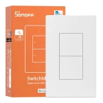 من سونوف مفتاح إضاءة ذكي محور SONOFF Zigbee المطلوب، قاطع ذكي، مفتاح ذكي بدون محايد أو مع محايد، تحكم صوتي مع Alexa Google Home، مفتاح Zigbee ZBM5-2C-120W - سونوف