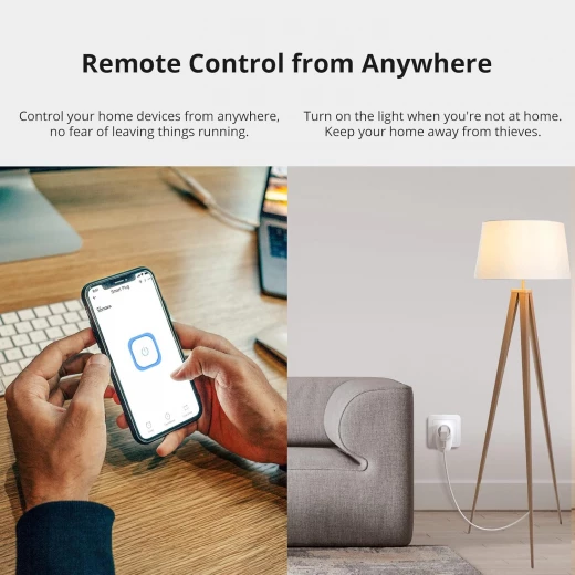 مقبس SONOFF Zigbee مع مفتاح مؤقت، مقبس ذكي S26R2 مع وضع مؤقت والتحكم الصوتي، مقبس المنزل الذكي، قابس ذكي يعمل مع Alexa/Google Home/Echo Dot وIFTTT، 16 أمبير - سونوف - Image 8