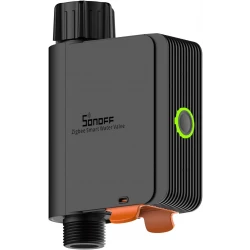 SONOFF Zigbee 3.0 Irrigation Timer, Smart Water Timer for Irrigation, Sprinkler Timer, Automatic Watering System Hose Timer for Lawn & Garden, APP Control, Compatible with Alexa, Google Home, SWV-BSP