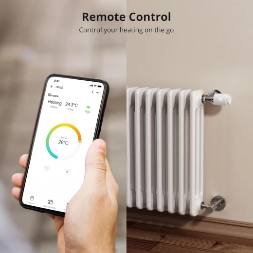 صمام تدفئة الحرارة SONOFF Zigbee، تدفئة الحرارة الذكية تدعم التحكم عن بعد بالتطبيق والتوقيت، يتطلب محور Zigbee 3.0، متوافق مع Amazon Alexa/Google Home. - سونوف - Image 2