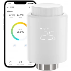 SONOFF Zigbee Thermostatic Radiator Valve, Smart Thermostatic Radiator Supports App Remote Control and Timing, Zigbee 3.0 Hub Required, Compatible with Amazon Alexa/Google Home.