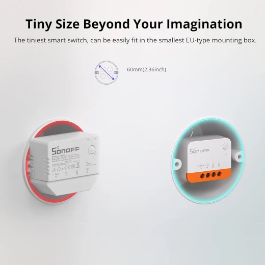 مفتاح الإضاءة الذكي SONOFF ZBMINIL2 Extreme Zigbee (ثنائي الاتجاه)، يعمل مع Alexa وSmartThings Hub وGoogle Home وSONOFF ZBBridge-P، يتطلب محور ZigBee، لا يتطلب سلكًا محايدًا - سونوف - Image 9