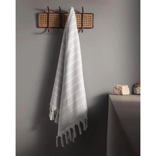 منشفة حمّام بيل 100% قطن، 75×150 سم، ناعمة وذات امتصاص عالي من مدام كوكو