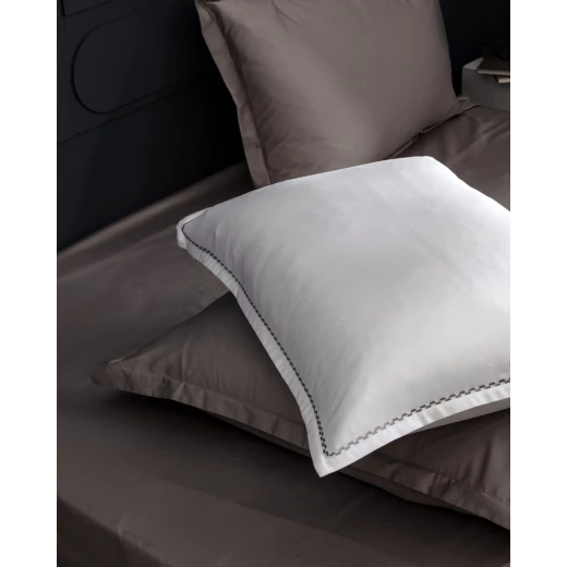 Madame COCO Laila King Size 100% Cotton Embroidered Satin Duvet Cover Set, White, Elegant & Soft, Includes Duvet Cover (240x220 cm), Sheet (260x280 cm), and 2 Pillowcases - Madame COCO - Image 4