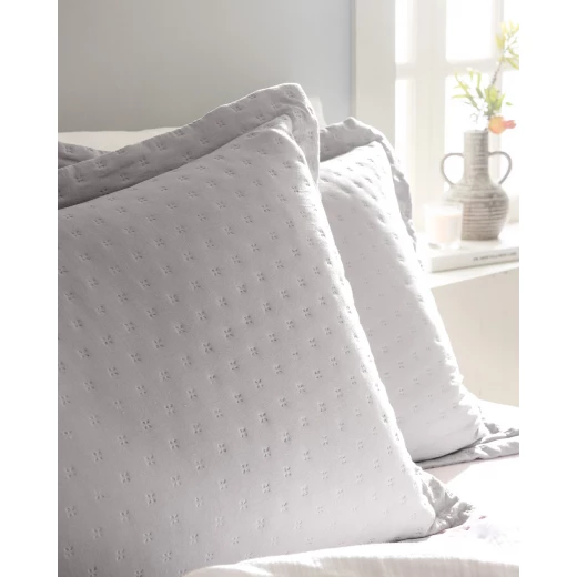 Madame COCO Rennes Double Bedspread Set, Gray, Modern Design, 100% Polyester, Includes Bedspread (250x260 cm) & 2 Pillowcases - Madame COCO - Image 3