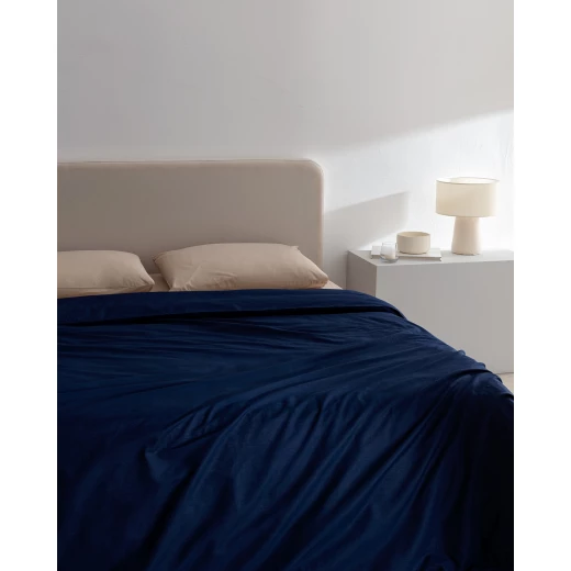Madame COCO Manon Double Duvet Cover 100% Cotton Ranforce, Navy Blue, Soft & Durable Bedding, 200x220 cm, Timeless Collection - Madame COCO - Image 6