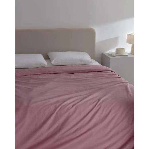 Madame COCO Manon Double 100% Cotton Ranforce Duvet Cover, Dusty Rose, 200x220 cm, Soft, Breathable, Timeless Collection - Madame COCO - Image 2