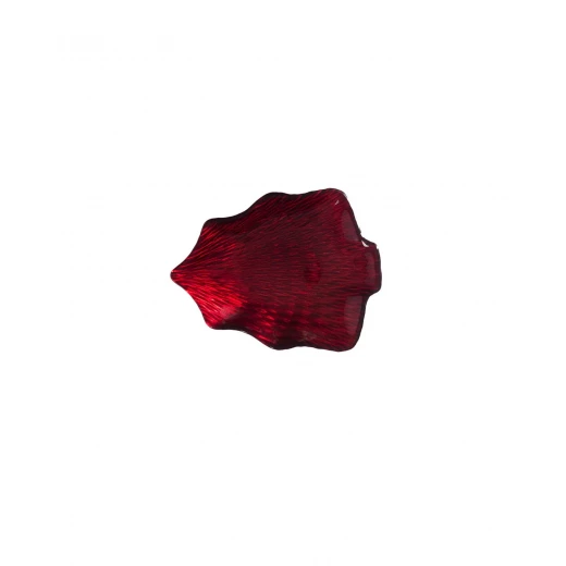 طبق سناك بيلدا, زجاج أحمر, 15x12 سم, لتقديم الكوكيز والوجبات الخفيفة, تصميم أنيق ومتين, صنع في تركيا من مدام كوكو - مدام كوكو - Image 2