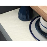 Madame COCO Gina Shelf Cover, Ecru, Non-Slip, Easy to Clean, Cut-to-Size EVA Liner for Drawers, Cabinets & Shelves, 45x150 cm - Madame COCO