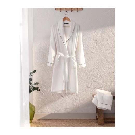 طقم روب حمام جاك بياقة شال للجنسين بالمقاس 2XL – مادام كوكو - مدام كوكو - Image 4