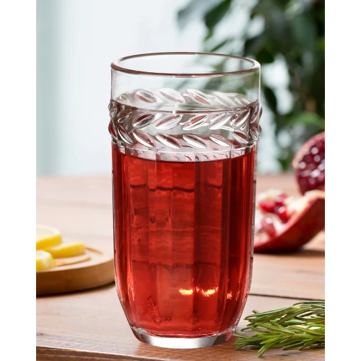 Madame COCO 4-Piece Beverage Glass Set Elegant Drinkware for Water, Juice & Cold Beverages 350ML Madame COCO 4-Piece Beverage Glass Set Elegant Drinkware for Water, Juice & Cold Beverages 350ML