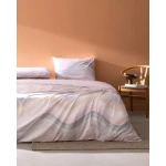 طقم غطاء لحاف سويفر كينغ سايز – قماش رانفورس بنقشة (240×220 + 2×(50×70) + 240×260 سم) من مدام كوكو - مدام كوكو