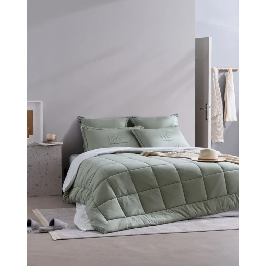 طقم لحاف قطن كاسيس (200×220 + 160×200+37 + 2×(50×70)+5 سم) من مدام كوكو