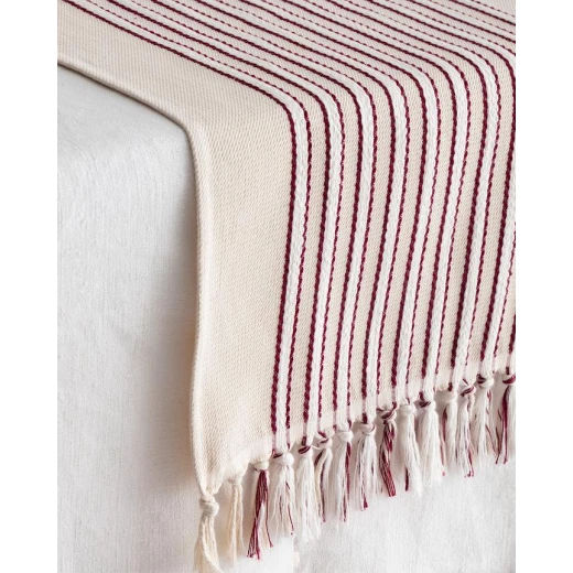 مفرش طاولة مستطيل (رانر) رونيه 40×140 سم من مدام كوكو