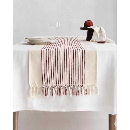 مفرش طاولة مستطيل (رانر) رونيه 40×140 سم من مدام كوكو - مدام كوكو - Image 5