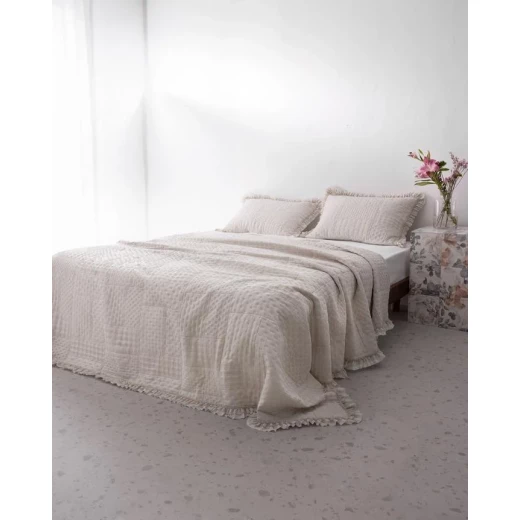 مفرش سرير مفرد ماريون 160×240 سم + غطاء وسادة 50×70 سم من مدام كوكو