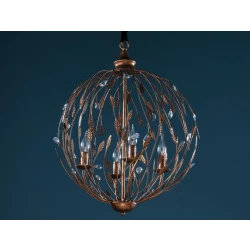 Madame Coco Clarice Chandelier Elegant Classic Design, 71x55 cm Decorative Ceiling Light for Living Room, Dining Room, or Bedroom