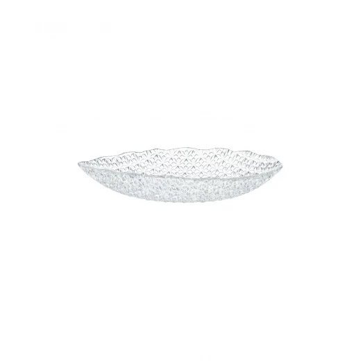 وعاء بيضاوي شارمز 28×18 سم وعاء تقديم زجاجي أنيق ومتعدد الاستخدامات آمن للطعام وآمن للغسيل في غسالة الصحون من مدام كوكو - مدام كوكو - Image 2