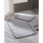 طقم دعاسات حمام نوريس من مدام كوكو  50×80 سم + 40×50 سم – خامة ناعمة وامتصاص عالي للماء لإحساس مريح بعد الاستحمام - مدام كوكو