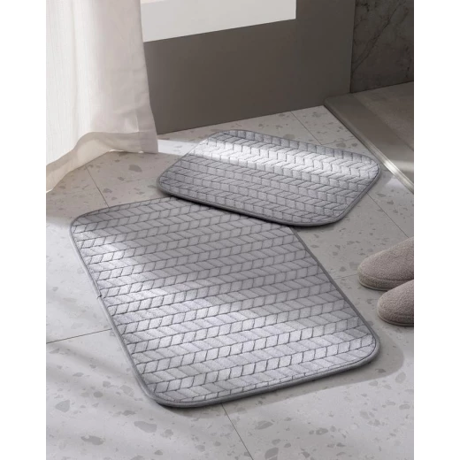 طقم دعاسات حمام نوريس من مدام كوكو 50×80 سم + 40×50 سم – خامة ناعمة وامتصاص عالي للماء لإحساس مريح بعد الاستحمام طقم دعاسات حمام نوريس من مدام كوكو 50×80 سم + 40×50 سم – خامة ناعمة وامتصاص عالي للماء لإحساس مريح بعد الاستحمام