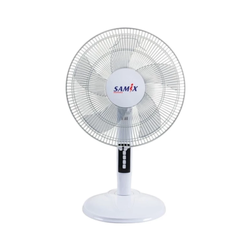 مروحة طاولة 16 بوصة SK-TF-1603A 5 شفرات، 3 سرعات قابلة للتعديل، مؤقت 60 دقيقة، تصميم مدمج وأداء تبريد قوي من ساميكس - ساميكس