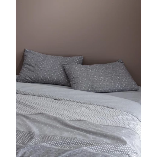 طقم غطاء لحاف مزدوج مدام كوكو هوجو 200×220 + 2×(50×70) + 240×260 سم – طقم نوم ناعم وأنيق - مدام كوكو - Image 5