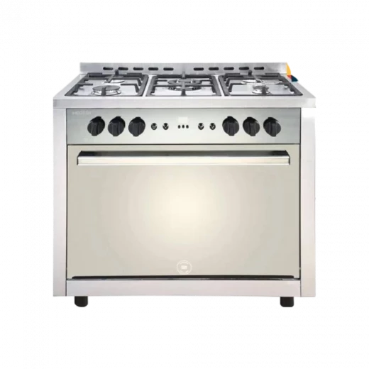 فرن غاز مودرن ستانلس (مراي) 60×90، 5 شعلات، إشعال ذاتي، أمان كامل، بدون مروحة، بدون غطاء زجاجي، باب ألمنيوم مزدوج من ساميكس فرن غاز مودرن ستانلس (مراي) 60×90، 5 شعلات، إشعال ذاتي، أمان كامل، بدون مروحة، بدون غطاء زجاجي، باب ألمنيوم مزدوج من ساميكس