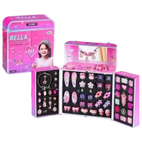 DIY Jewelry Box Kit for Girls, Craft Set with Beads, Charms & Hair Clips, Creative Arts & Crafts Gift for Kids, Make Your Own Bracelets & Accessories