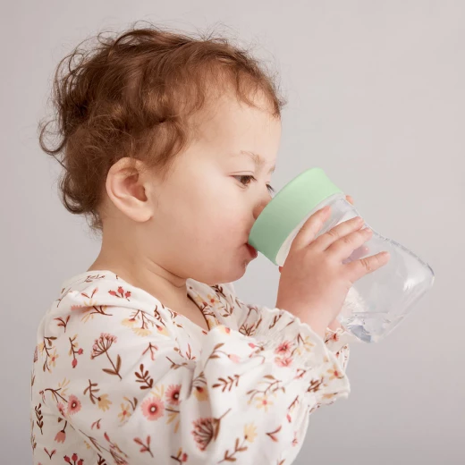 b.box Toddler Training Cup, BPA-Free Transition Cup for Babies & Toddlers, Drinking Rim with Water Window, No Spout or Straw, 12+ Months, Interchangeable Lid System Sage color - B.Box - Image 7