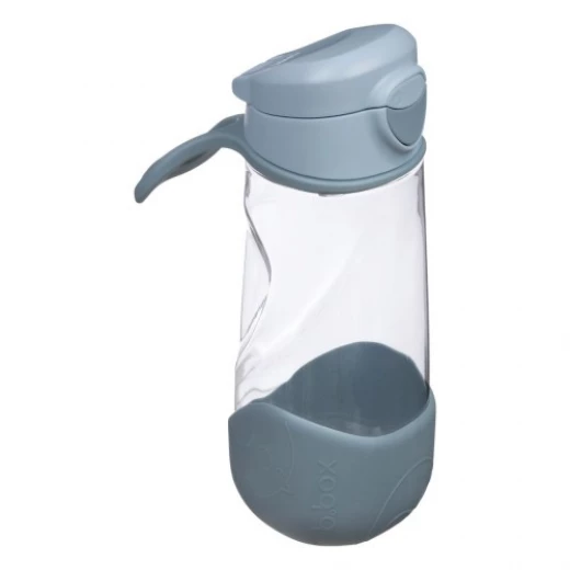 b.box 450mL Sport Spout Kids Water Bottle for School, Sports, Travel, Daycare Leakproof, Spill Proof, Dishwasher Safe Easy Grip Triangle Shape, Durable Tritan Material BPA Free chill out - B.Box - Image 2
