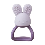 b.box Chill + Fill Refillable Teether, Blush, Soothing Baby Teether with Textured Silicone & Fillable Cooling Chamber, Safe Relief for Teething Gums, BPA-Free, Dishwasher Safe, 3m+ peony - B.Box