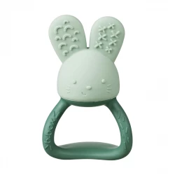 b.box Chill + Fill Refillable Teether, Blush, Soothing Baby Teether with Textured Silicone & Fillable Cooling Chamber, Safe Relief for Teething Gums, BPA-Free, Dishwasher Safe, 3m+ Sage