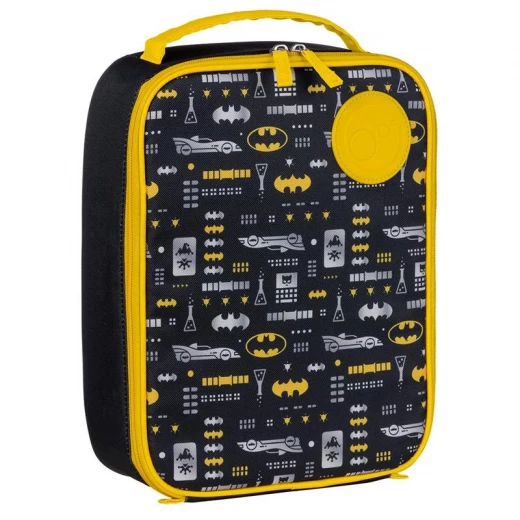 b.box Insulated Flexi Lunchbag, Batman Edition, Machine Washable, Eco-Friendly, Fits Multiple Lunch Combos, Recycled Polyester, For Kids - Image 2